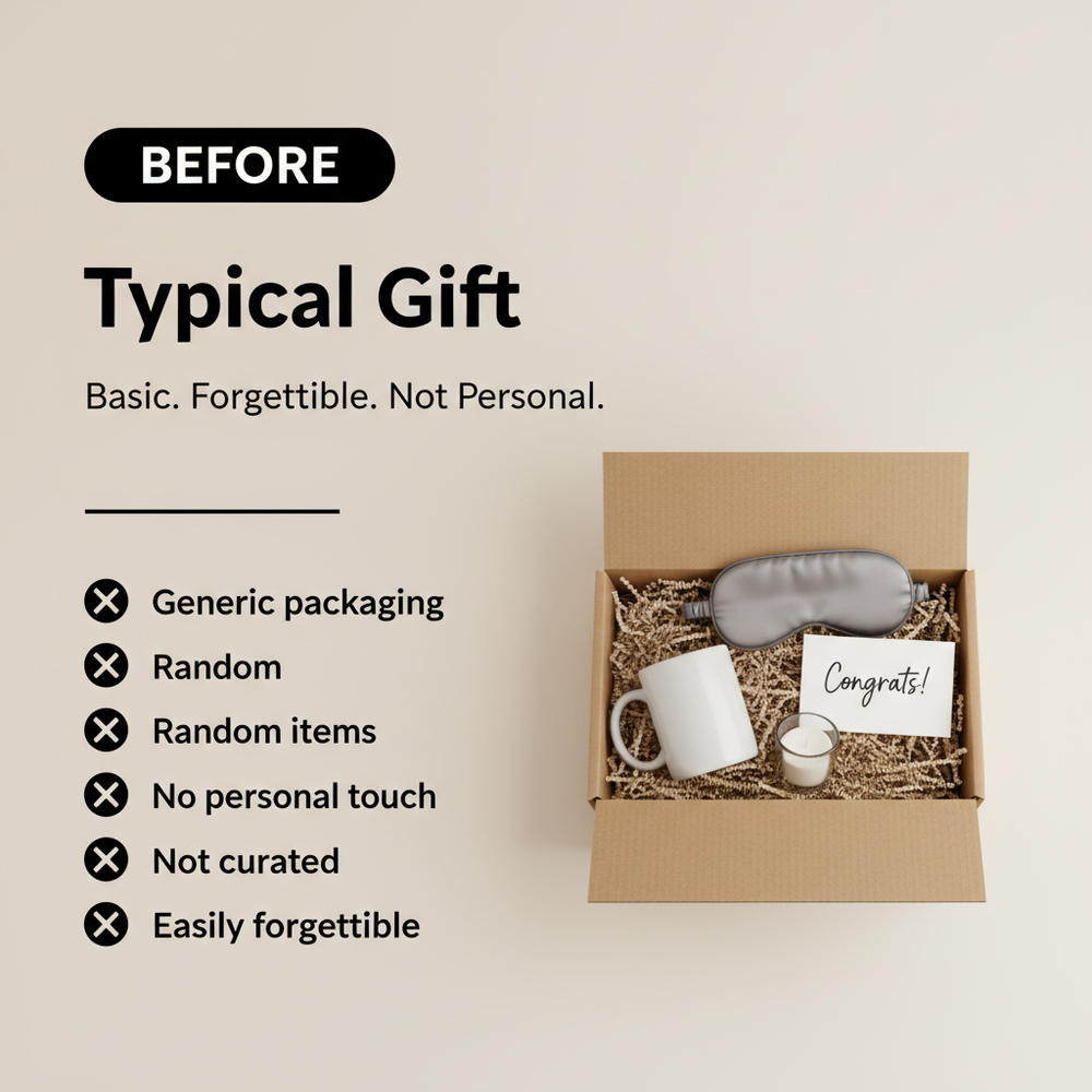 Before - Typical Gift Box