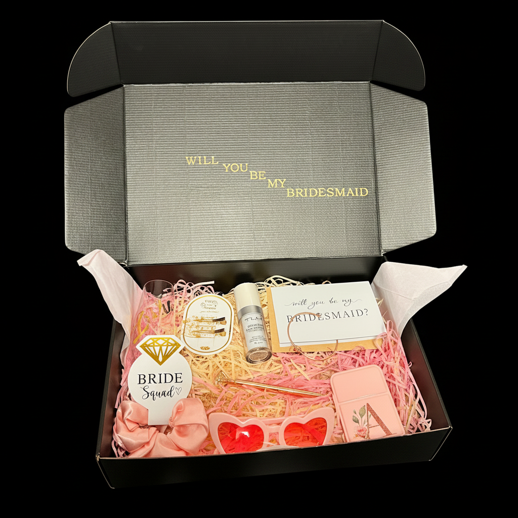 Bridesmaid Box Packed - Black BG
